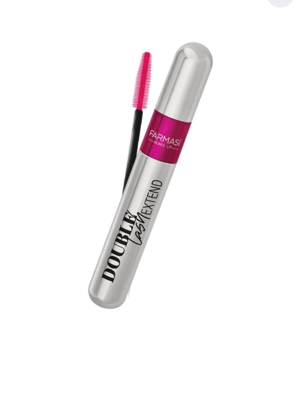 Farmasi Double Lash Extend Mascara - Hot Pink Brush, Silver Tube